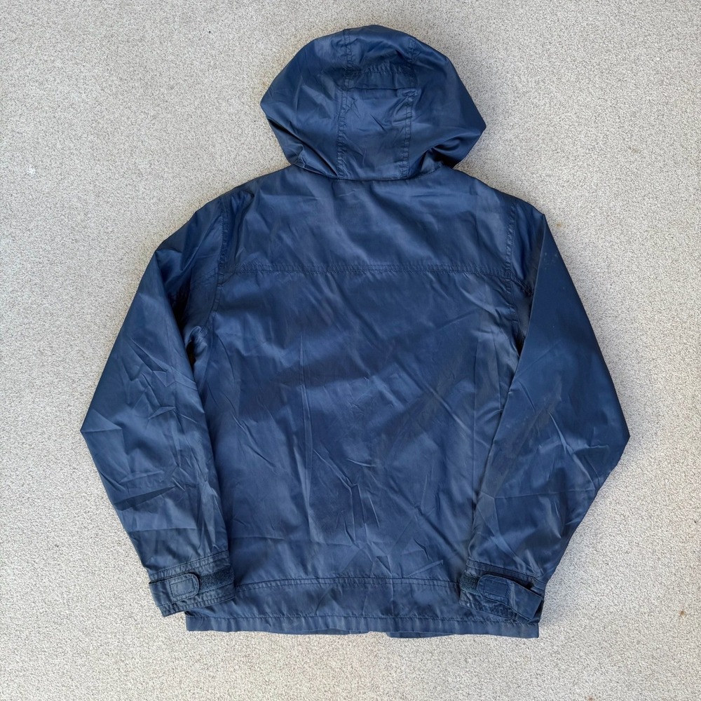 Timberland Windbreaker Mens Small Jacket - Navy Blue Red Zip